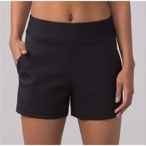 lululemon Shaped Shorts Black 3” Size 10